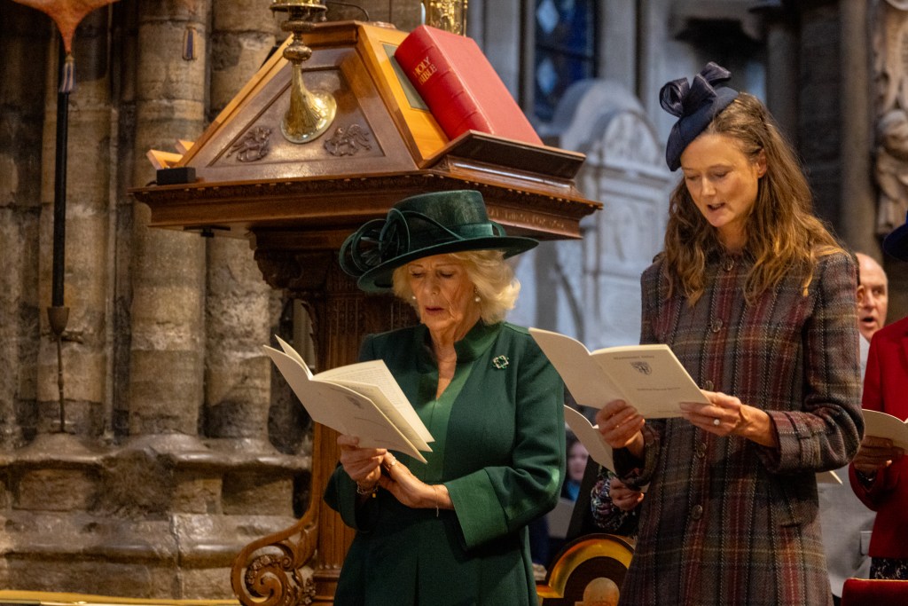 Queen Camilla joins National Harvest Service at Westminster&nbsp;Abbey