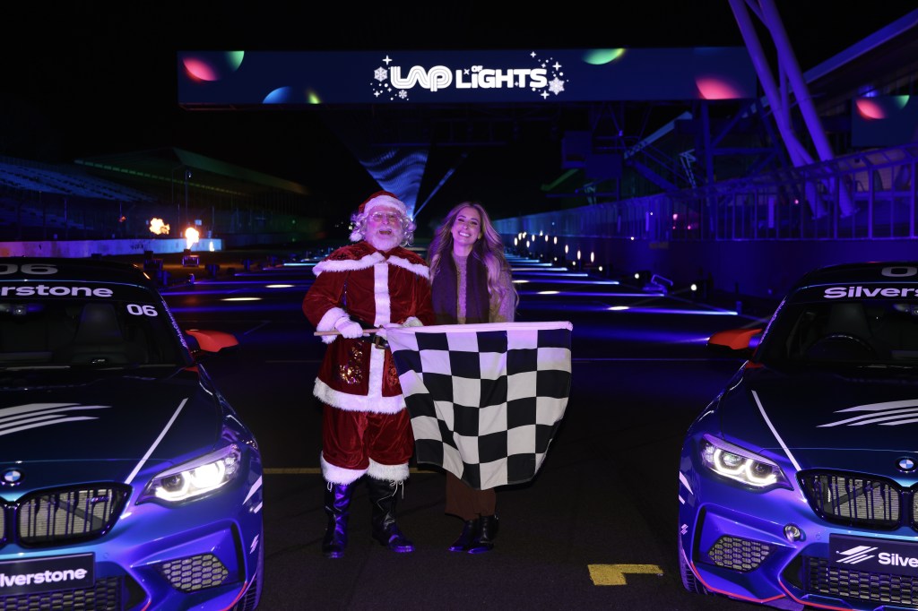 Stacey Solomon joins families at Silverstone’s Lap of Lights opening&nbsp;night